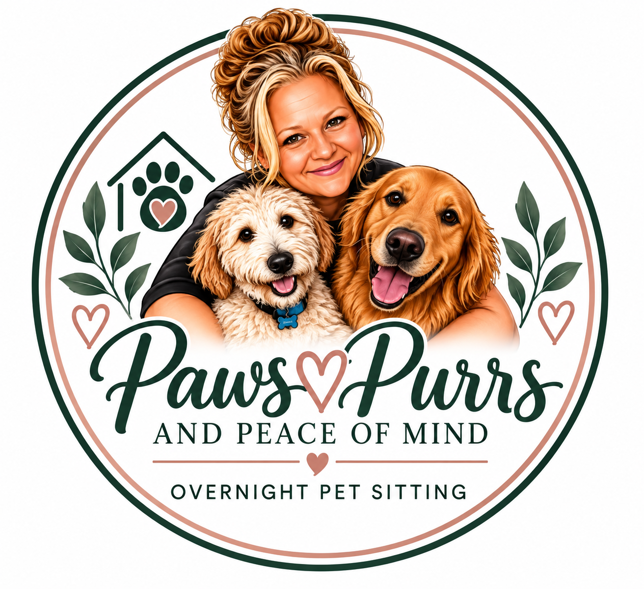 Paws, Purrs & Peace of Mind logo